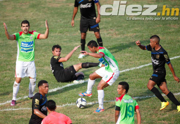 Imágenes del clásico Marathon vs Olimpia.