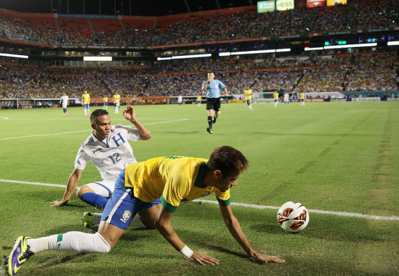 Las mejores imágenes del Honduras-Brasil