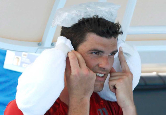 El calor hace desfallecer a los tenistas en el Open de Australia