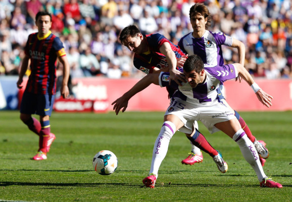 Barcelona perdió 1-0 ante Valladolid con Lionel Messi y Neymar.