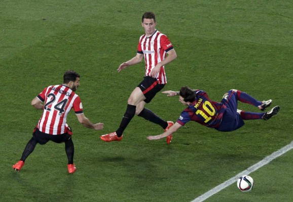 Messi maravilla y hace campeón de la Copa del Rey al Barcelona