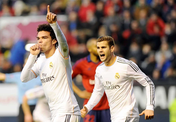 Así sufrió el Real Madrid ante el Osasuna.