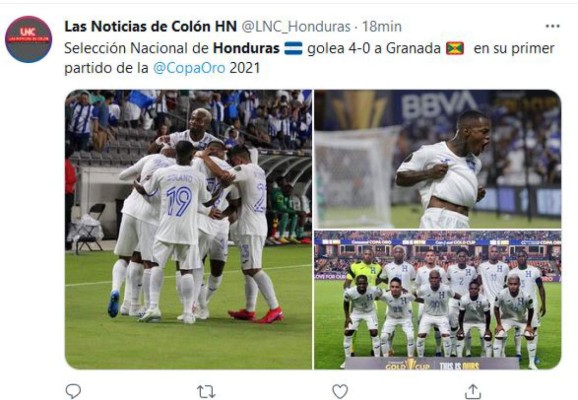 'La gran H se estrena', 'Queda mucha tarea': en las redes se comenta el debut de Honduras en Copa Oro