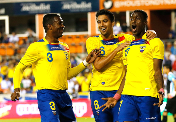 Las imágenes Honduras vs Ecuador.