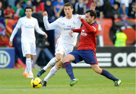Así sufrió el Real Madrid ante el Osasuna.