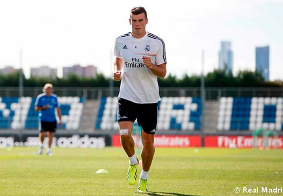 Primer entrenamiento de Gareth Bale con el Real Madrid