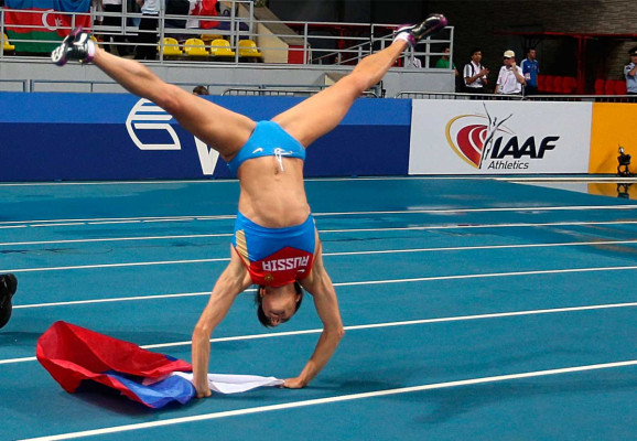 Campeonato Mundial de Atletismo en Rusia .