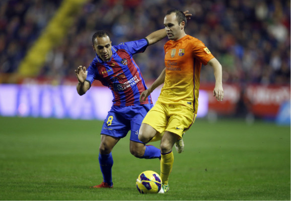 El Barcelona gano 4-0 al Levante en la LIGA BBVA