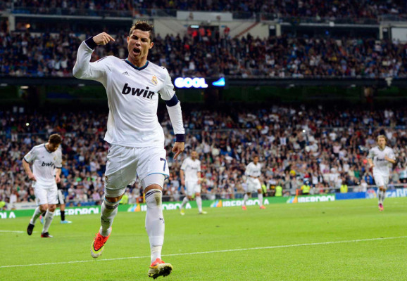 Goleada del Real Madrid al Málaga.