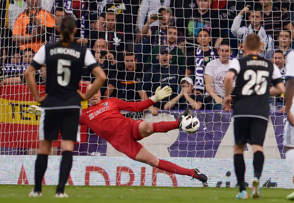 Goleada del Real Madrid al Málaga.