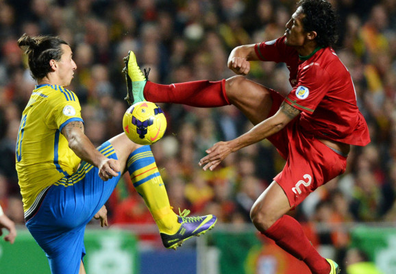Repechaje al Mundial de Brasil 2014 Portugal vs. Suecia.