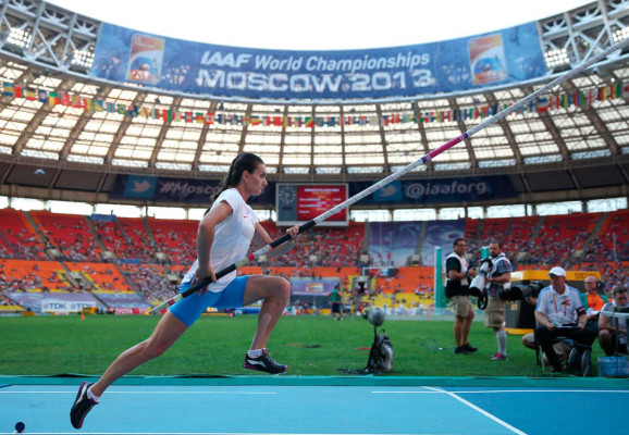 Campeonato Mundial de Atletismo en Rusia .