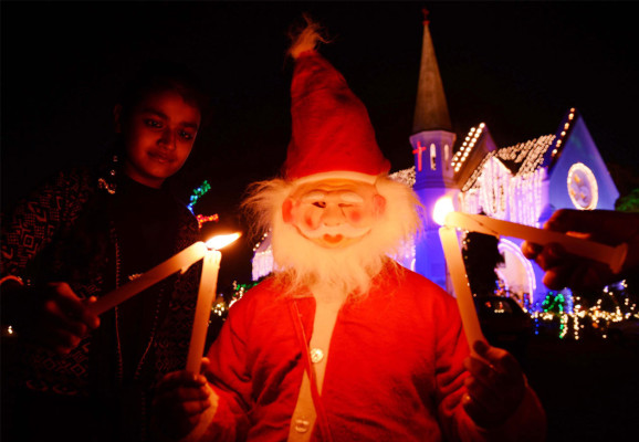 Las mejores imágenes de Navidad por el mundo