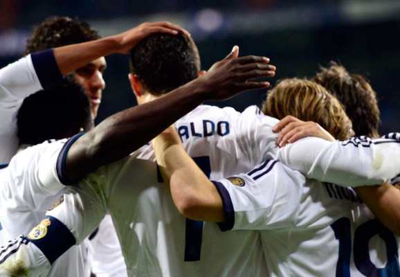 Goleada del Real Madrid al Málaga.