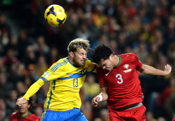 Repechaje al Mundial de Brasil 2014 Portugal vs. Suecia.
