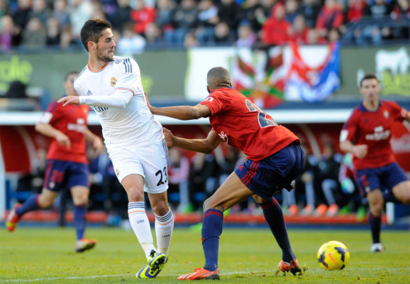 Así sufrió el Real Madrid ante el Osasuna.