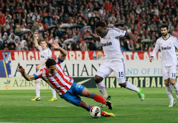 Barca y Real Madrid en la liga Española.