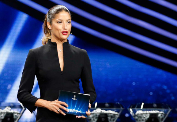 Melanie Winiger, la sexy presentadora de la Champions League.