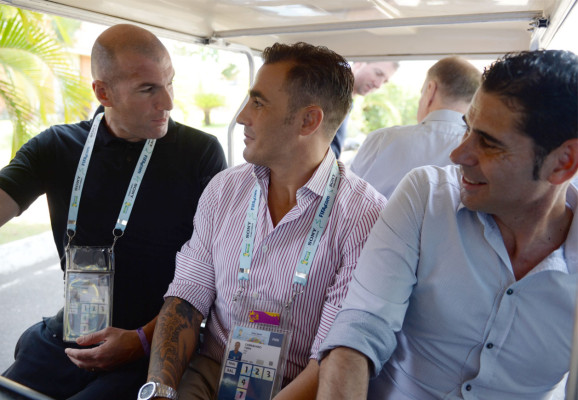 Las estrellas del fútbol mundial en Costa do Sauípe Brasil.