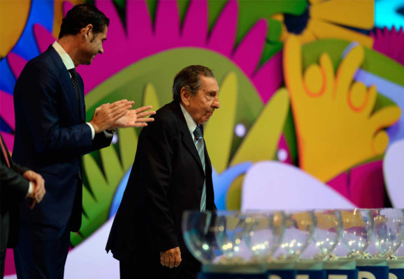 Imágenes del sorteo de la Copa Mundial Brasil 2014.