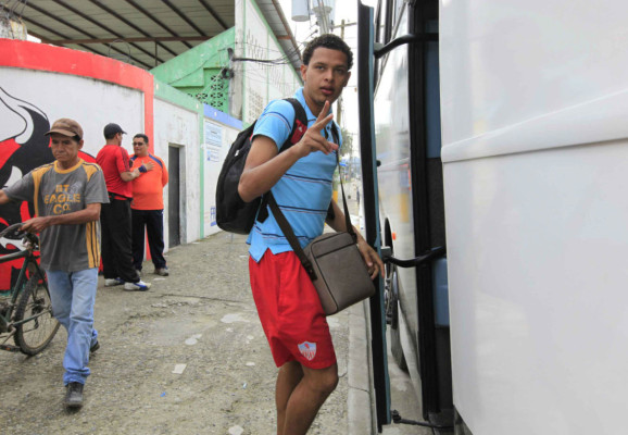 Atlético Choloma, viajó completo a Tegucigalpa.