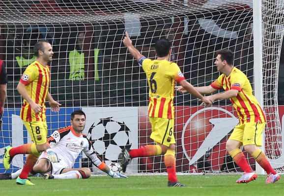 AC Milán vrs Barcelona FC Champions League