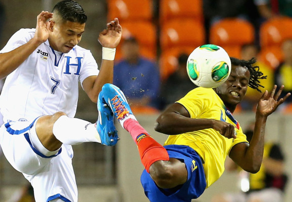 Las imágenes Honduras vs Ecuador.