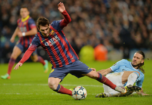 Manchester City-Barcelona Champions League.