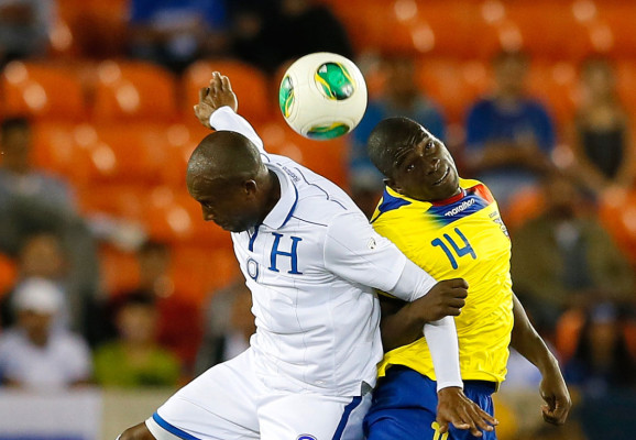 Las imágenes Honduras vs Ecuador.