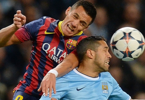 Manchester City-Barcelona Champions League.