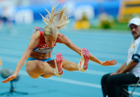 Campeonato Mundial de Atletismo en Rusia .