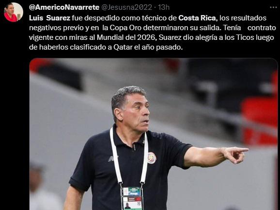 La prensa reacciona tras despido de Luis Suárez de la Selección de Costa Rica: “Por malos resultados”, “La Sele estaba muerta”