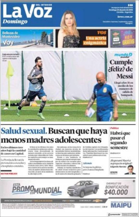 Las portadas por el mundo: La crisis de Argentina en el Mundial y el milagro alemán