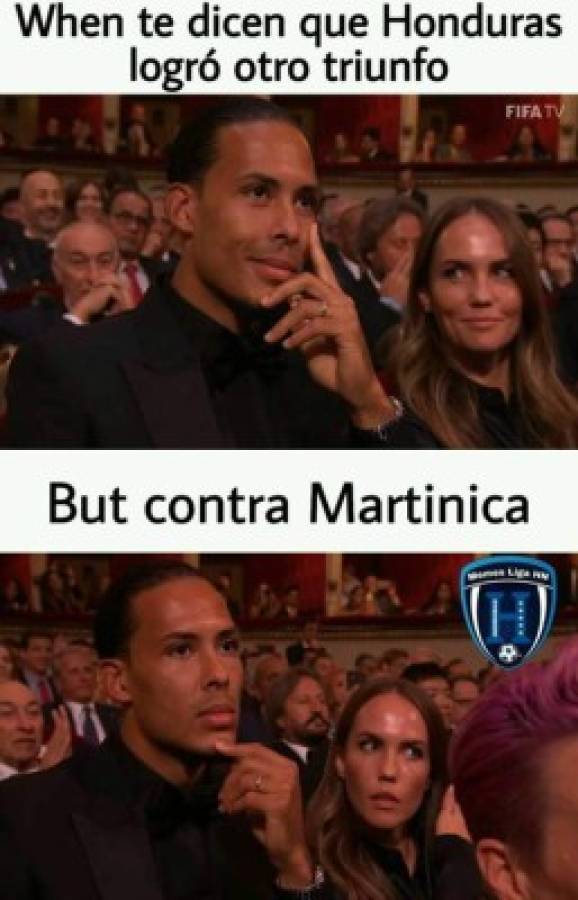 ¡Imperdibles! Los crueles memes que dejó el triunfo de Honduras por 1-0 ante Martinica