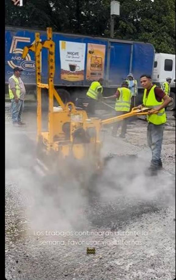 Efecto Messi: Comienzan las reparaciones en las calles del Segundo Anillo que conducen al estadio Olímpico en SPS
