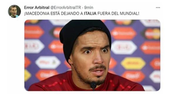 Italia se queda afuera del Mundial de Qatar 2022 y los memes los destrozan por caer con Macedonia