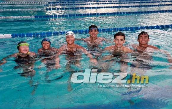 Los competidores hondureños se mostraron con signos de felicidad a pocos días de realizar el viaje. Foto: Josep Amaya.