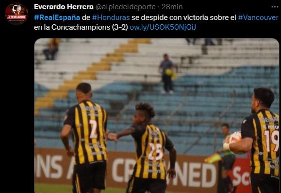 “Cierre con dignidad”: Prensa hondureña e internacional reaccionaron al triunfo del Real España en Concacaf