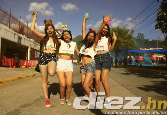 Las chicas mas bellas de el Colo Run 2014