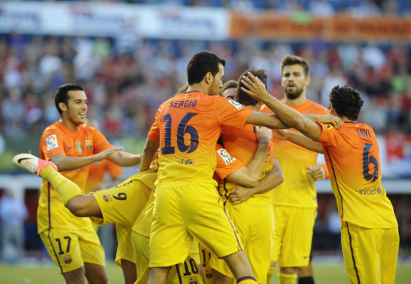 Messi resucita al Barcelona en cinco minutos.