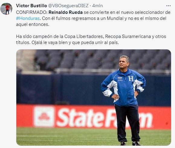 Lo que dice la prensa hondureña sobre la llegada de Reinaldo Rueda a la Selección Nacional: “Ojalá pueda unir al país”