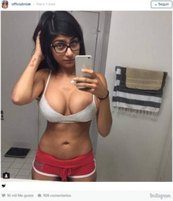 Mia Khalifa se mete en problemas al abrir nuevamente su Instagram