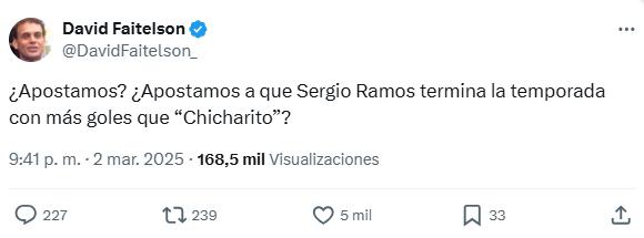 Faitelson lanzó una apuesta: Sergio Ramos anota su primer gol con Monterrey y así reacciona la prensa mexicana