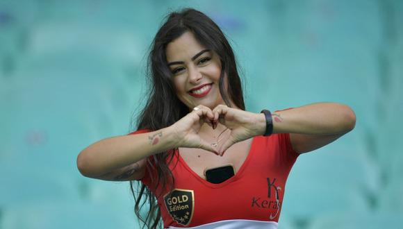 Larissa Riquelme aclaró la polémica foto con un famoso exdelantero: “Para la gente que está desubicada...”