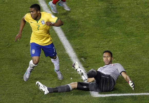 Brasil-Perú en imágenes