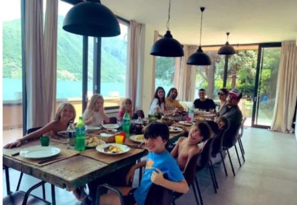 Con vista al lago: La mansión donde Icardi y Wanda Nara pasan la cuarentena en Italia