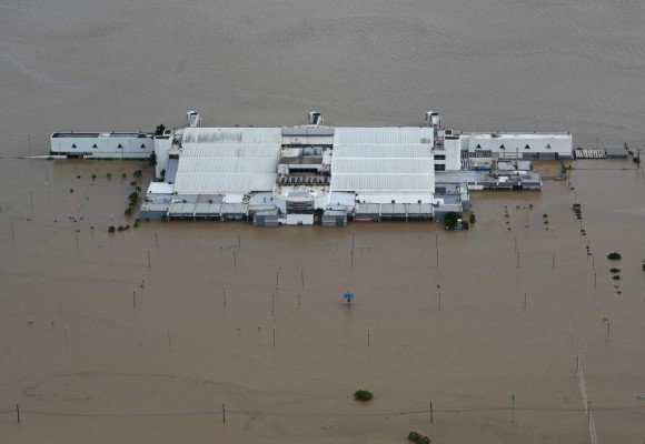 El Valle de Sula en Honduras, bajo el agua por Iota: Las apocalípticas fotografías aéreas