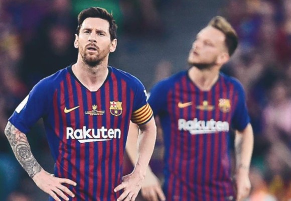 ¡Sin palabras! Así sufrió Lionel Messi la derrota contra el Valencia en Copa del Rey