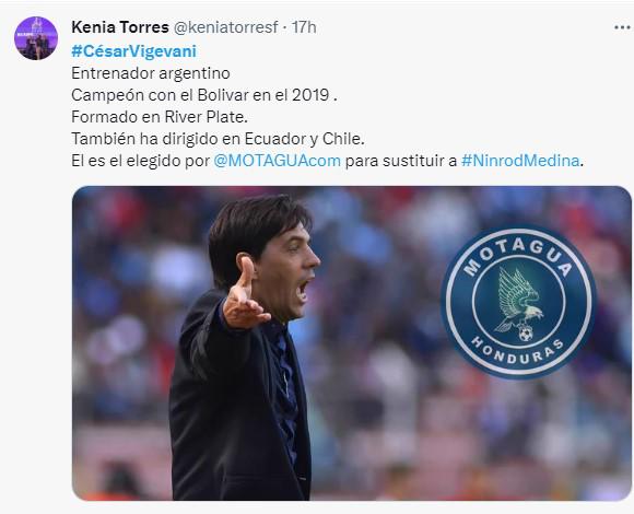 Así reaccionó la prensa al fichaje de César Vigevani como nuevo DT de Motagua; periodista de ESPN dice que el idóneo era otro