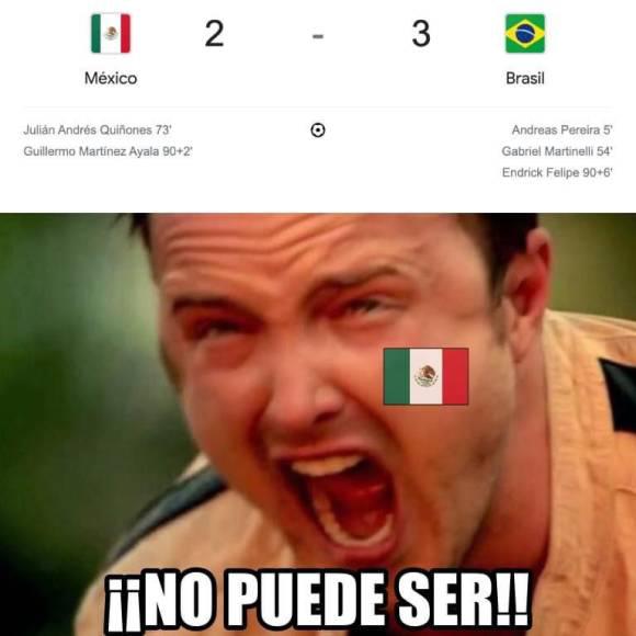 México es destruido con memes luego de perder contra Brasil en el último minuto en partido amistoso rumbo a Copa América